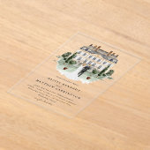 Elegantes Landgut | Einladung zur Hochzeitsfeier (Ablage )