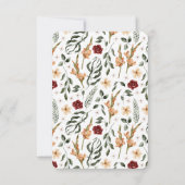 Elegantes Landgut | Ranch-Antwortkarte RSVP Karte (Rückseite)