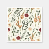 Elegantes Landgut | Ranch Floral Wedding Serviette (Vorderseite)