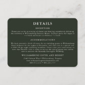 Elegantes Landgut | Ranch Green Enclosure Card Begleitkarte (Vorderseite)