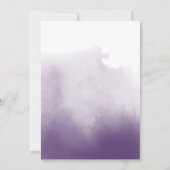 Elegantes Lavendel-Brautparty Einladung (Rückseite)