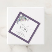 Elegantes Lavendel-Brautparty Geschenkanhänger (Beispiel)