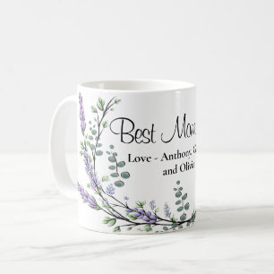 Elegantes Lavendel-Eukalyptus-Beste-Mutter-aller-Z Kaffeetasse