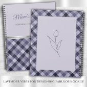 Elegantes Lavendel-Karorock-Boutique-Designer-Mode Planer