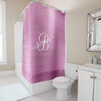 Elegantes Lavender 3 Farbmonogramm mit Name