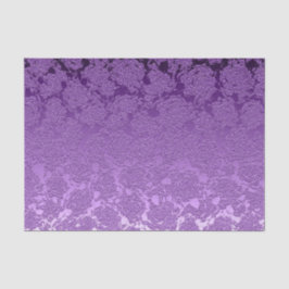 Elegantes Lavender Lila Blumenmuster Seidenpapier
