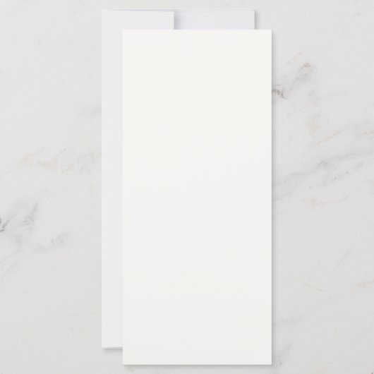 Elegantes Lavender Wedding Menü (Rückseite)