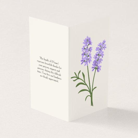 Elegantes Lavenderbeerprogramm (Vorderseite)