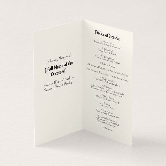 Elegantes Lavenderbeerprogramm (Innenseite)