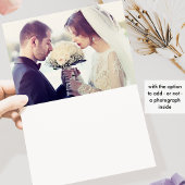 Elegantes Lavendermonogramm, Wasserfarbenhochzeit Dankeskarte