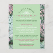 Elegantes Leaf, Gartenzentrum, Gartenbauer Flyer (Vorne)