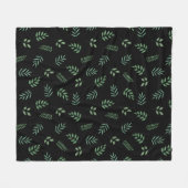 Elegantes Leaf Print Fleece - Gemütliches und stil (Vorderseite (Horizontal))