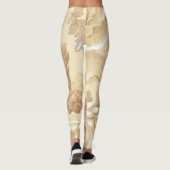 Elegantes Leaf und Rose Leggings (Rückseite)