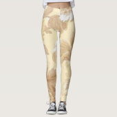 Elegantes Leaf und Rose Leggings (Vorderseite)