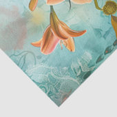 Elegantes, lebendiges, farbenfrohes und blumengesc seidenpapier (Ausschnitt)