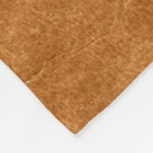 Elegantes Lederhintergrund Fleecedecke (Ecke)