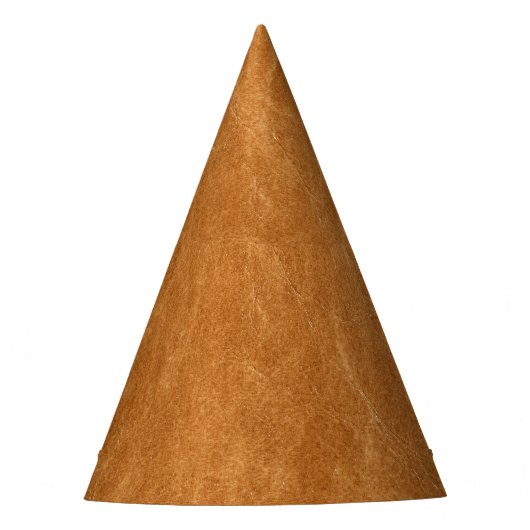 Elegantes Lederhintergrund Partyhütchen (Vorderseite)