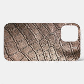 Elegantes Ledermuster nah.  Case-Mate iPhone Hülle (Rückseite (Horizontal))