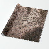 Elegantes Ledermuster nah. Geschenkpapier (Ungerollt)