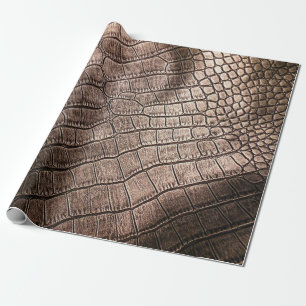 Elegantes Ledermuster nah. Geschenkpapier