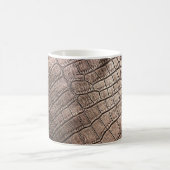 Elegantes Ledermuster nah. Kaffeetasse (Mittel)