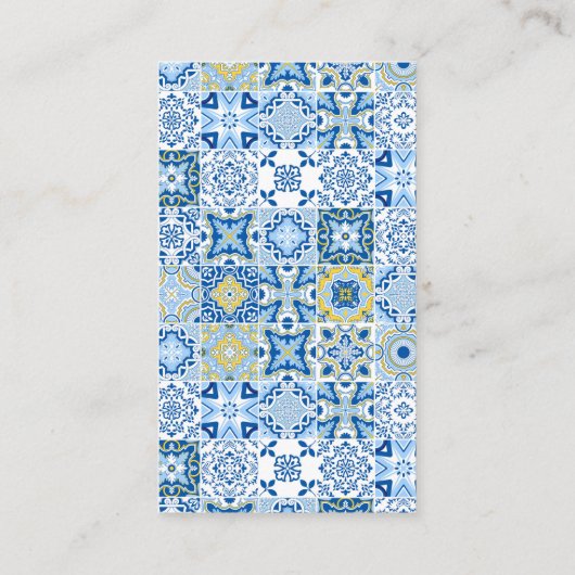 Elegantes Lemon Baby Duwer Diaper Raffle Begleitkarte (Rückseite)