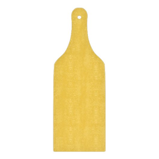 Elegantes Lemon Gelbglas Paddelplatine Schneidebrett (Vorderseite)