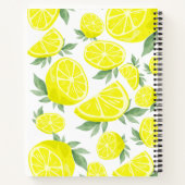 Elegantes Lemons Baby Shower Gift List Notebook Notizblock (Rückseite)