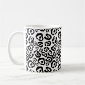Elegantes Leopard-Bogen u. Diamant Kaffeetasse (Links)