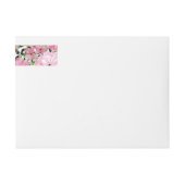 Elegantes Leopard Print und Blumendesign (Vorderseite)