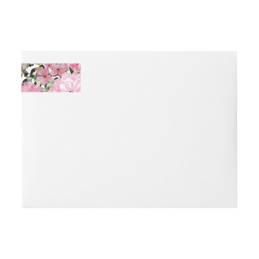 Elegantes Leopard Print und Blumendesign (Vorderseite)