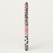 Elegantes Leopard Print und Blumendesign Case-Mate iPhone Hülle (Hinten/Links)