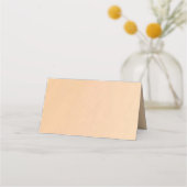 Elegantes Lesbian. Hochzeitspeach-Platzkarten Platzkarte (Rückseite)