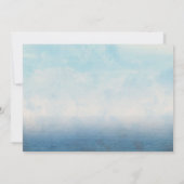 Elegantes Leuchtturm Hochzeit Einladungen (Rückseite)