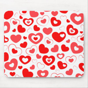 Elegantes Liebe Herz Mousepad