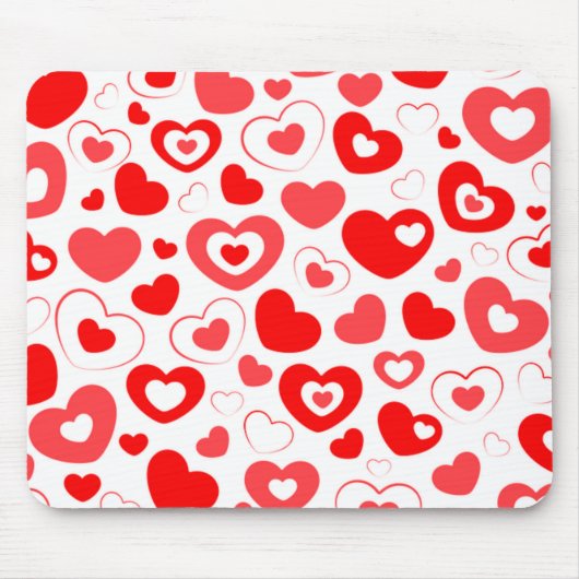 Elegantes Liebe Herz Mousepad (Vorne)