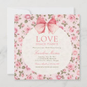 Elegantes Liebe Shack Verlobte Party Brautparty Einladung (Vorderseite)