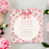 Elegantes Liebe Shack Verlobte Party Brautparty Einladung