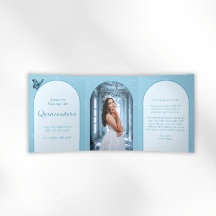 Elegantes Light Blue Quinceañera - Kundenspezifisc