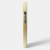 Elegantes Light Gold Teal Case-Mate iPhone Hülle (Rückseite / Links)