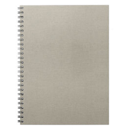 Elegantes Light Gray Texture Spiral Foto Notebook Notizblock