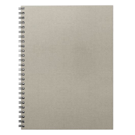 Elegantes Light Gray Texture Spiral Foto Notebook Notizblock (Vorderseite)