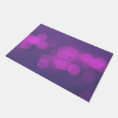 Elegantes Lila Abstrakt Fußmatte (Schrägansicht)