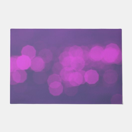 Elegantes Lila Abstrakt Fußmatte (Vorderseite)