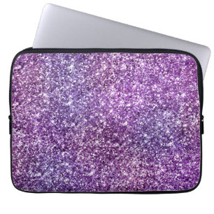 Elegantes Lila Abstraktes stilvolles Chic-Muster Laptopschutzhülle