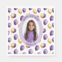 Elegantes Lila Balloons-Foto