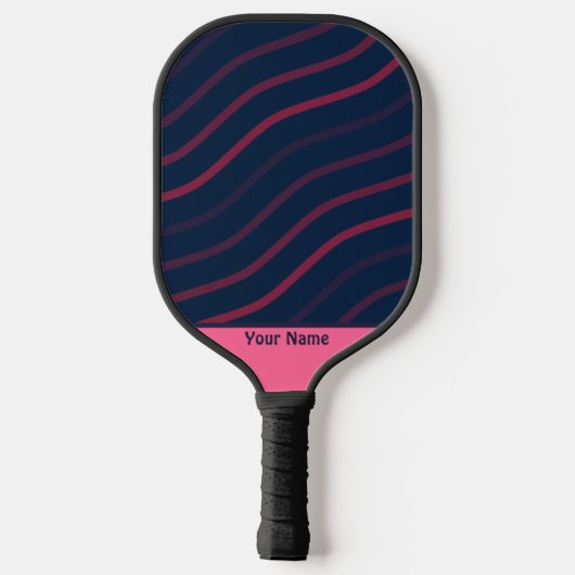 Elegantes Lila Beruflich Pickleball Schläger (Rückseite)