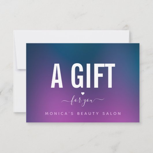 Elegantes Lila blaues strahlendes Herz Liebe Roman (Vorderseite)