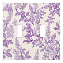 Elegantes lila Blumen-Chinoiserie