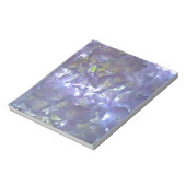 Elegantes, lila, blumengeschmücktes lila Hydrangea Notizblock (Rotiert)